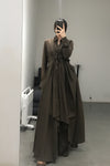 marc le bihan strappy shirt dress 2150 BRONZE